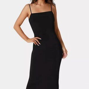 Vintage Full Length  Black Sheath Dress by Gia & Co- Size 4